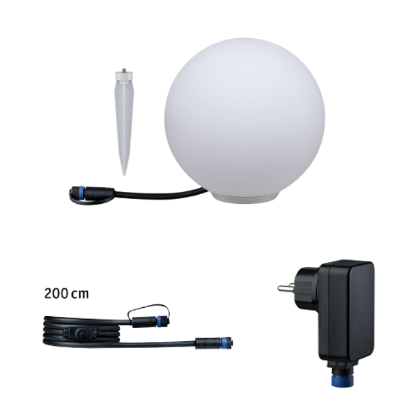 Plug & shine globe 20cm compleet