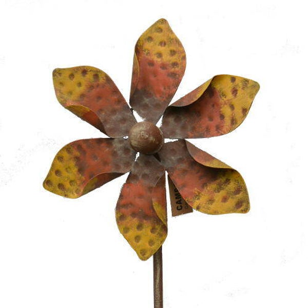 Windmolen bloem oranje/geel
