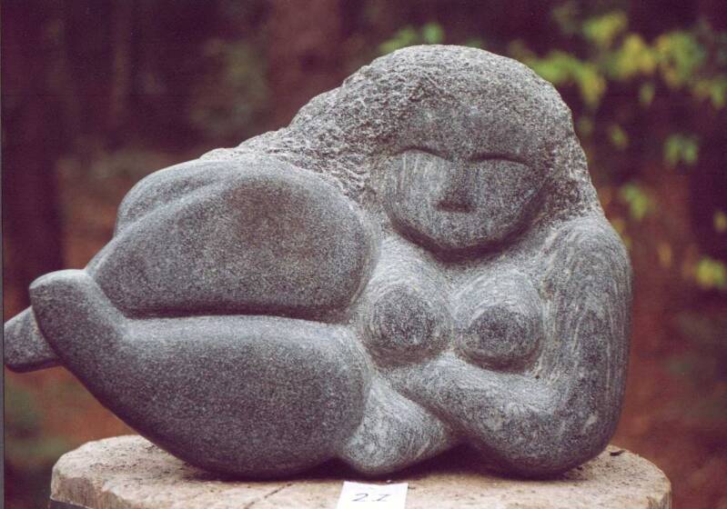 liggende vrouw: gneiss