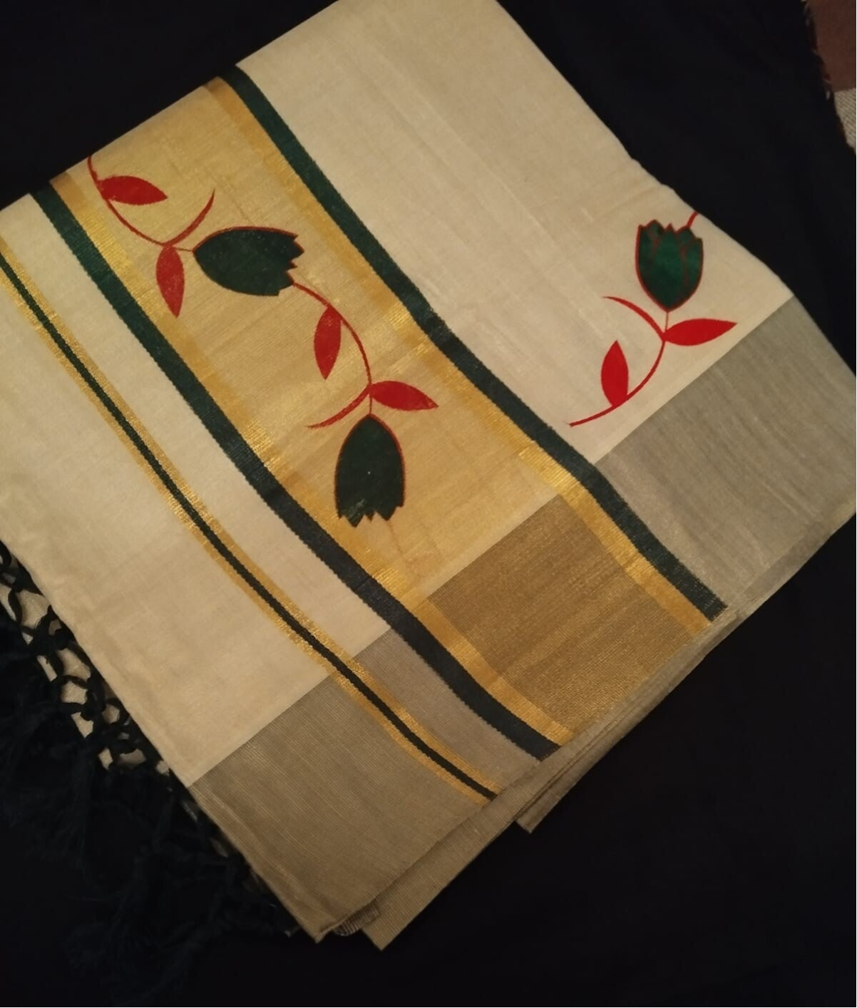 Set Saree-green