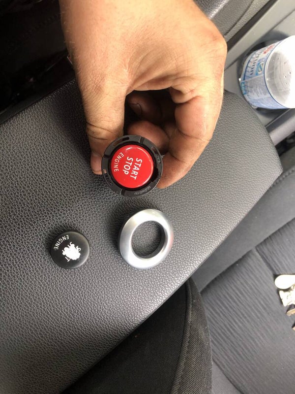 BMW Start Knopf Optik Upgrade