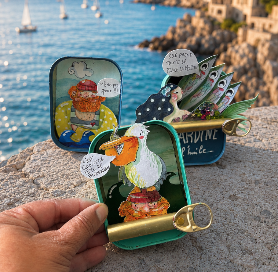 Boîte à Sardines "Pélican"