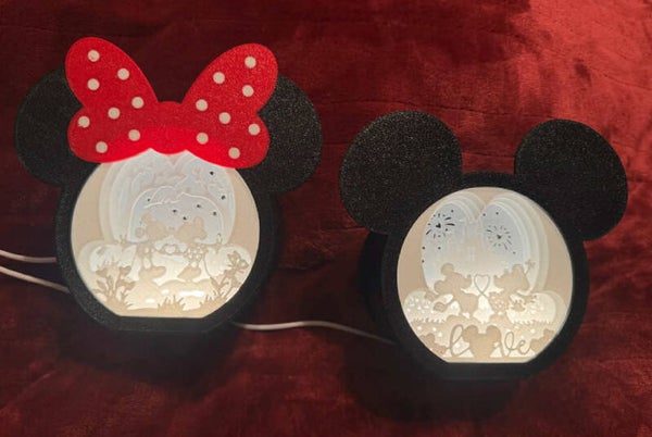 Lampa - Musse pigg och Mimmi pigg