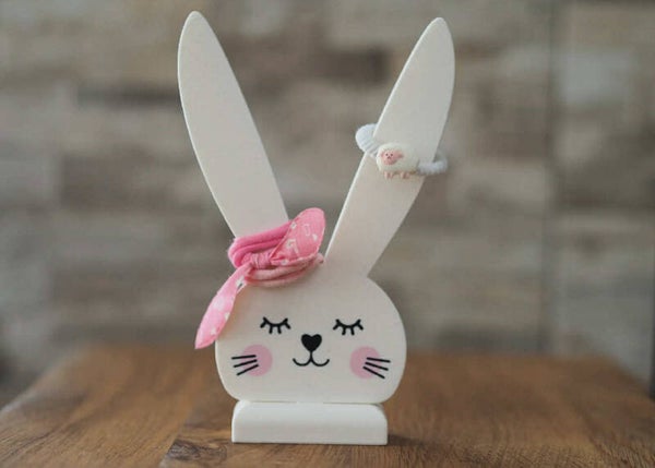 Kanin - Hållare för hårsnoddar