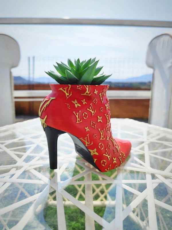 LV kopia - Högklackad planteringskruka