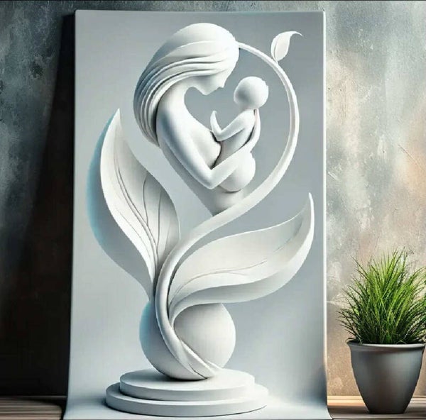 Statyett - Blomstrande kärlek