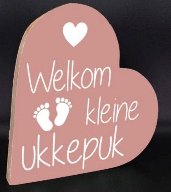Woodart tekst hart
