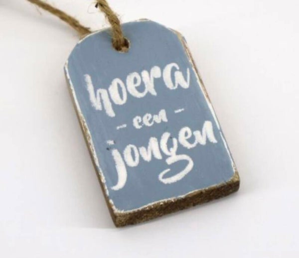 Woodart houten label