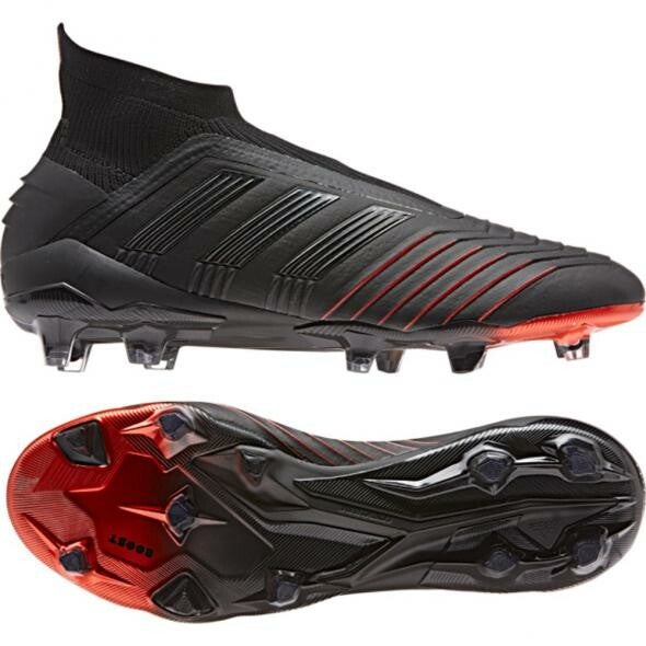 adidas PREDATOR 19+ FG Voetbalschoenen zwart rood