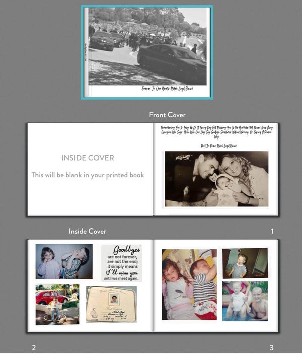 Memorial Custom Book