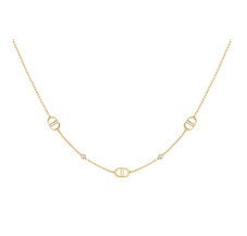 Ketting good life dun - goud