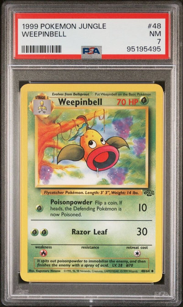 Weepinbell 48/64 Jungle - Graded 7 PSA