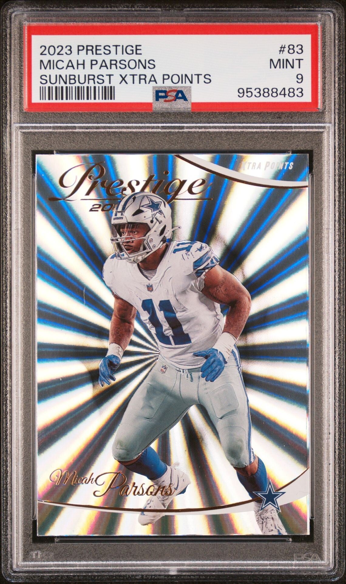 Micah Parsons #83 - 2023 Panini Prestige - Graded 9 PSA