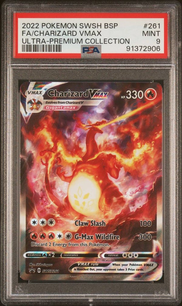 Charizard VMAX SWSH261 - Graded 9 PSA