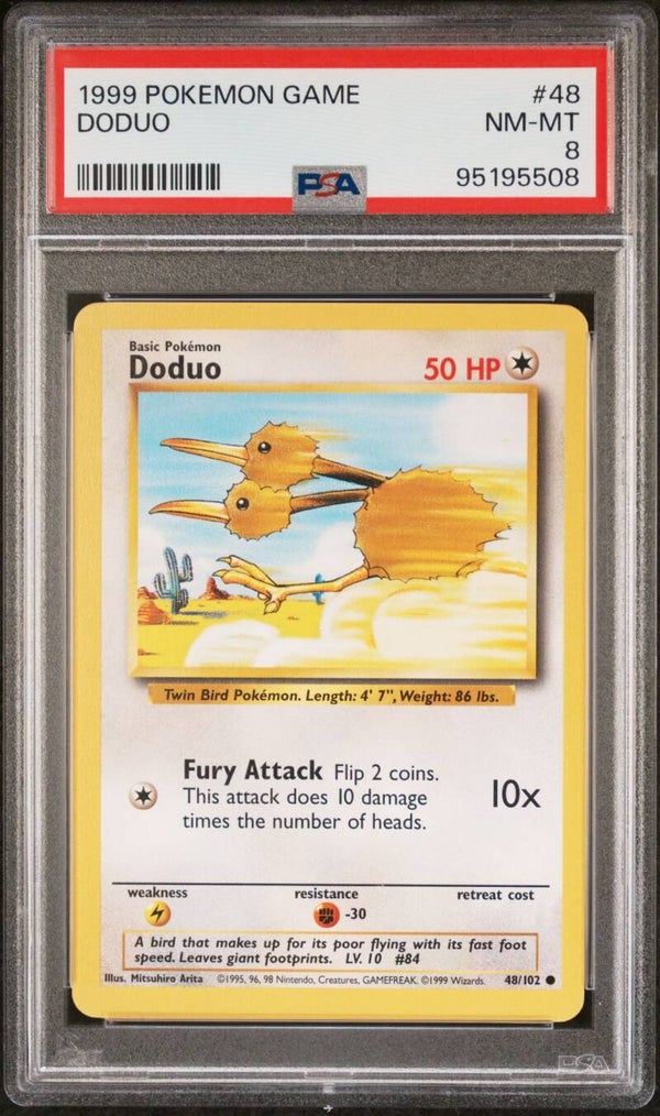 Doduo 48/102 Base - Graded 8 PSA