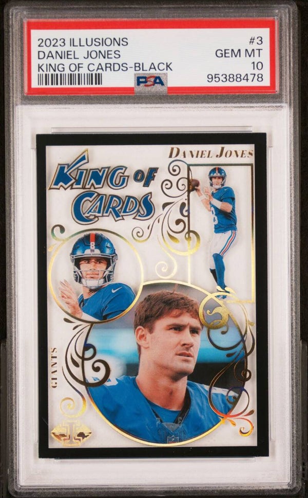 Daniel Jones #3 - 2023 Panini Illusions - Graded 10 PSA