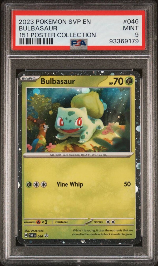 Bulbasaur 046 - Black Star Promo - Graded 9 PSA