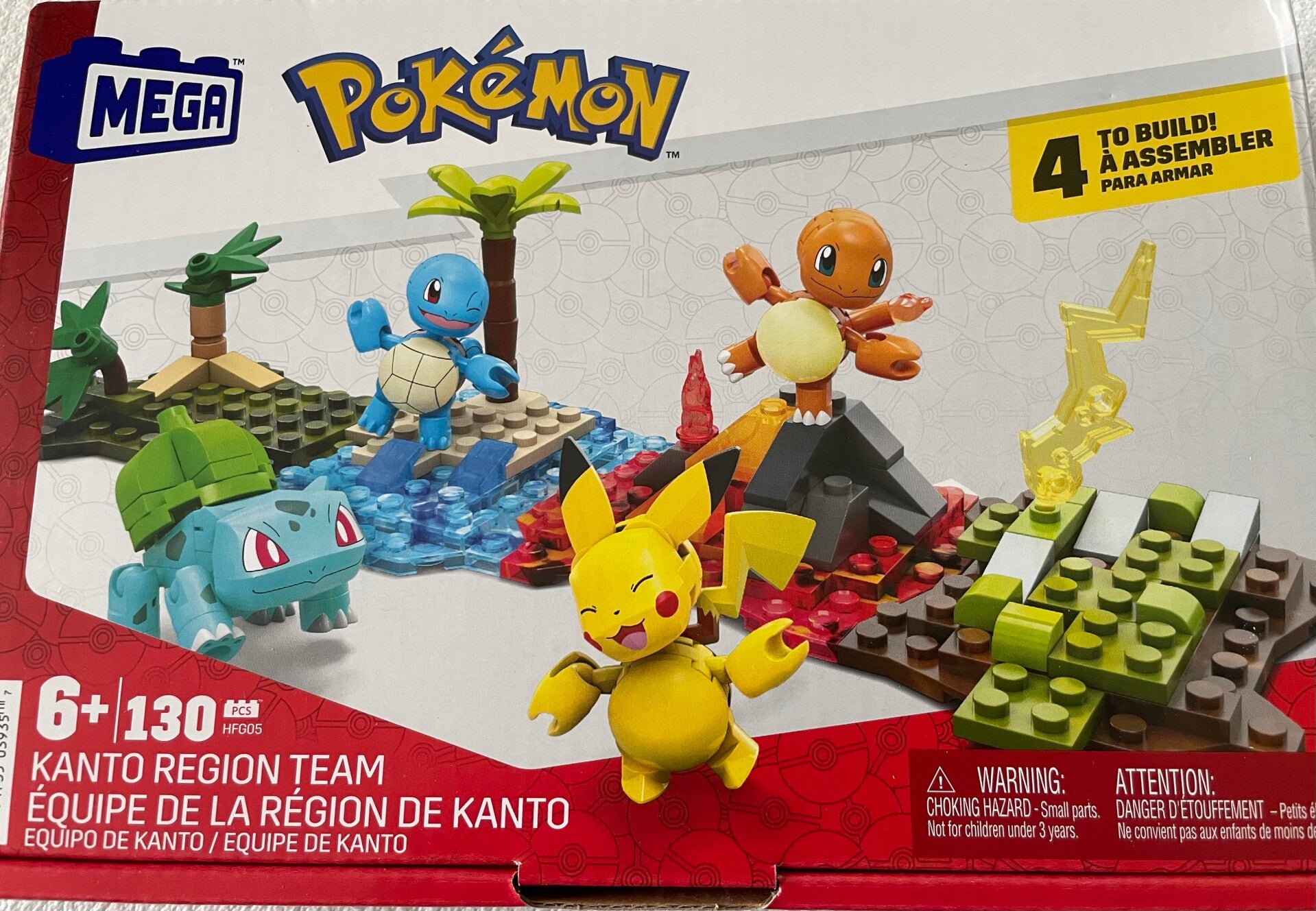 Mega Construx Pokemon - Kanto Regioteam - HFG05
