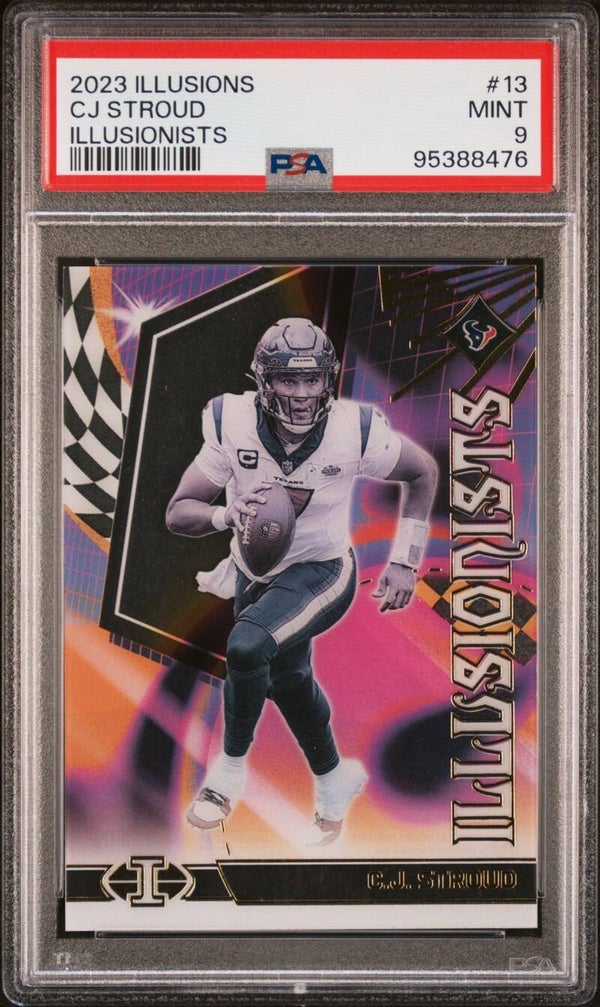 CJ Stroud #13 - 2023 Panini Illusions - Graded 9 PSA