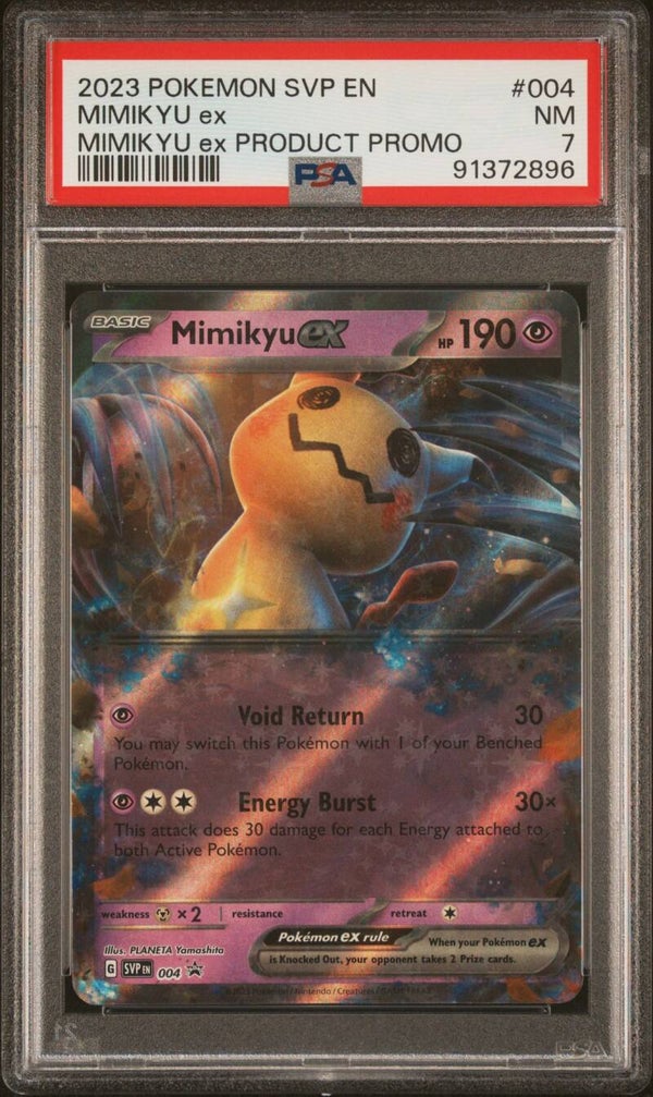 Mimikyu EX SVP004 PROMO - Graded 7 PSA