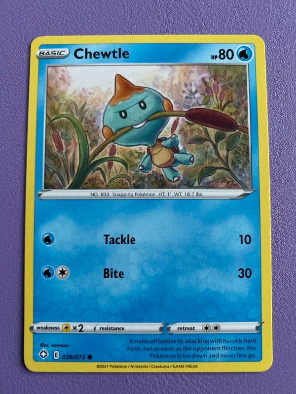 Chewtle 026/072