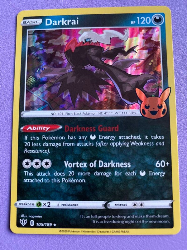 Darkrai 105/189 Holo - Trick or Trade Halloween