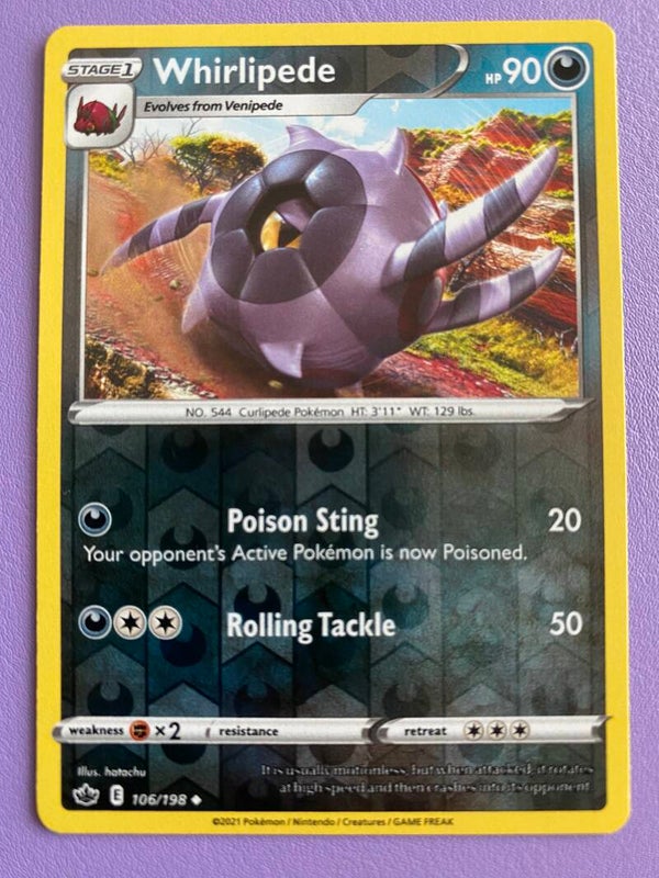 Whirlipede 106/198 - Reverse Holo