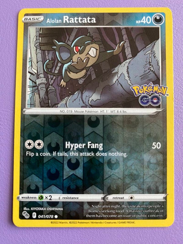 Alolan Rattata 041/078 - Reverse Holo