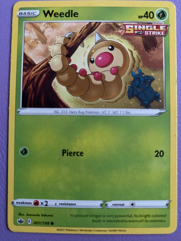 Weedle 001/198