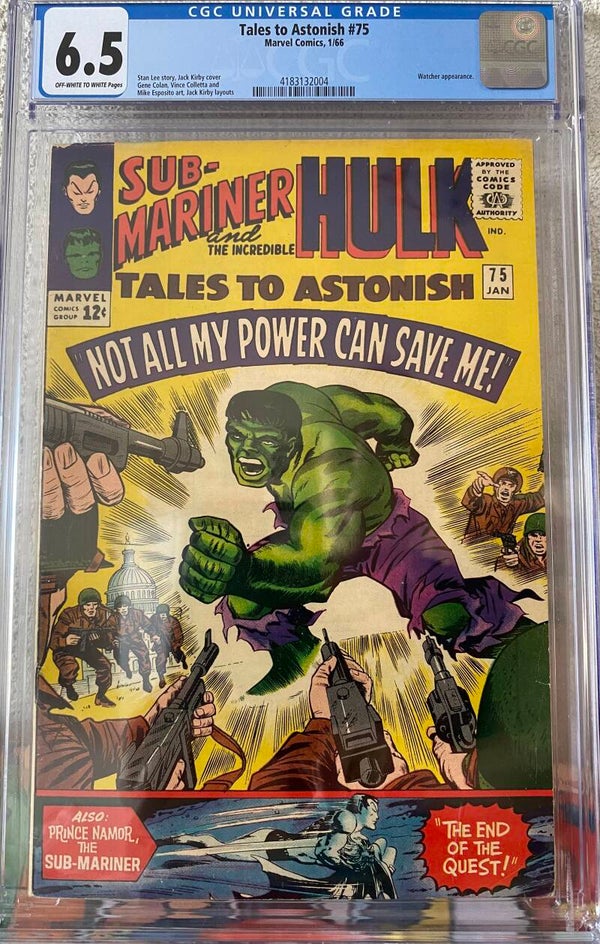 Tales to Astonish #75 - Hulk - Graded 6.5
