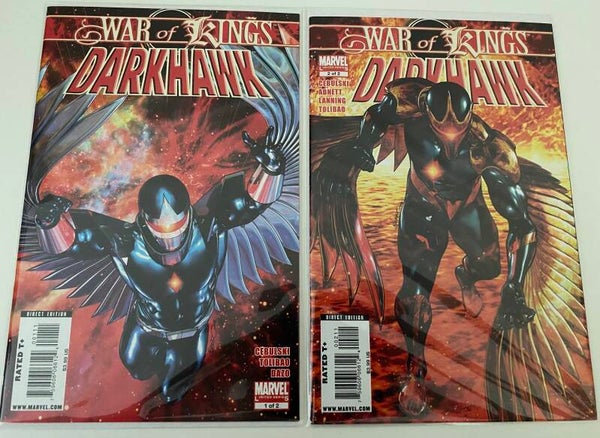 War of kings - Darkhawk - #1+#2 - 2009