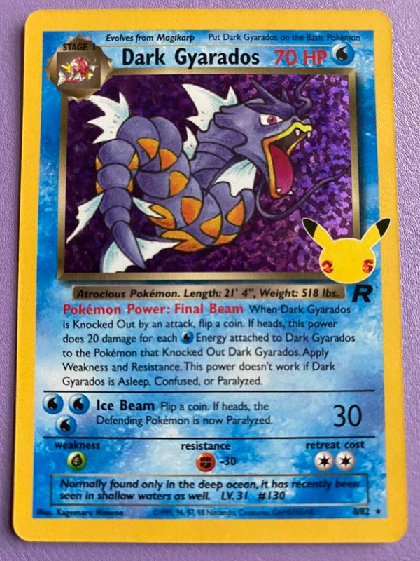 Dark Gyarados 8/82 Celebrations - Holo