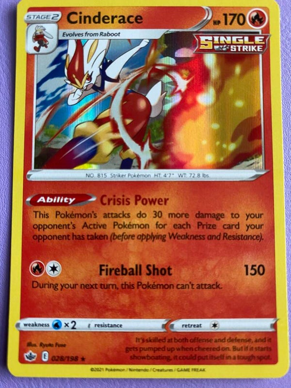 Cinderace 028/198 - Holo