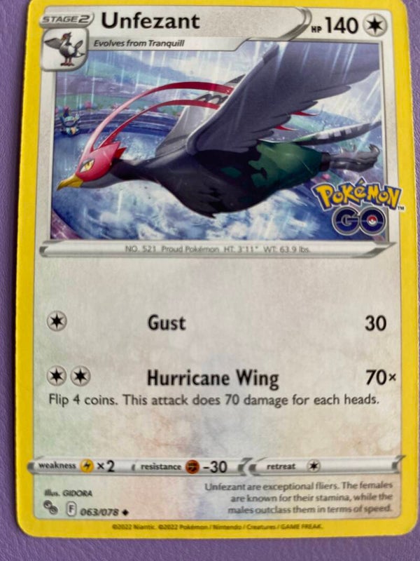 Unfezant 063/078 - Pokemon Go
