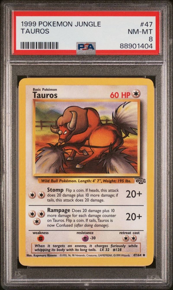 Tauros 47/64 Jungle - Graded 8 PSA