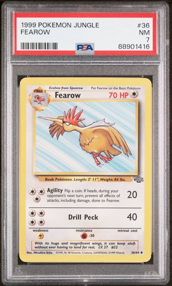 Fearow 36/64 Jungle - Graded 7 PSA
