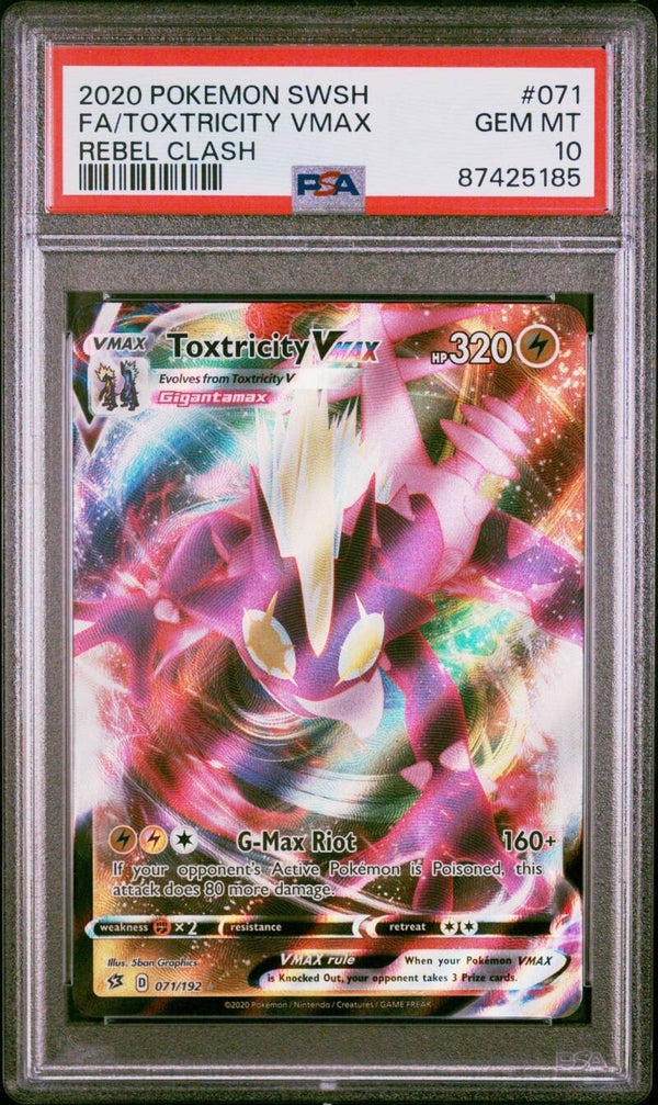 Toxtricity VMAX 071/192 - Graded 10 PSA