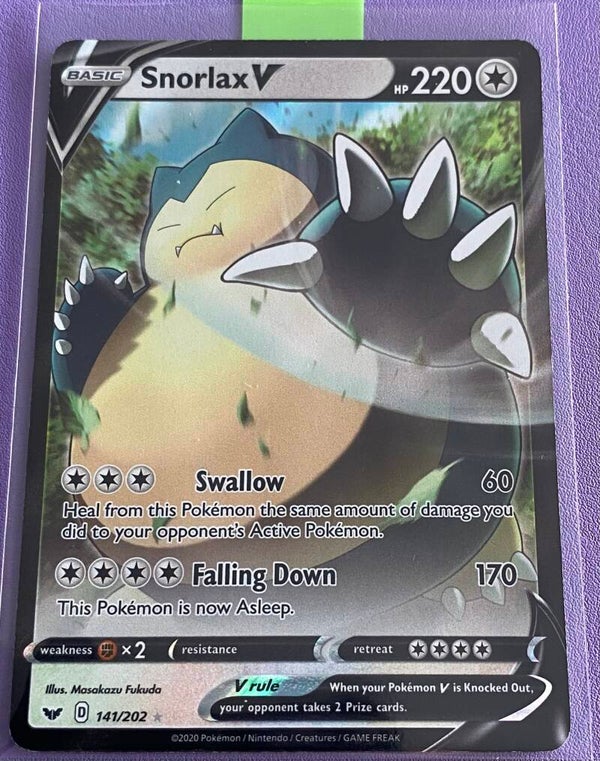 Snorlax V 141/202