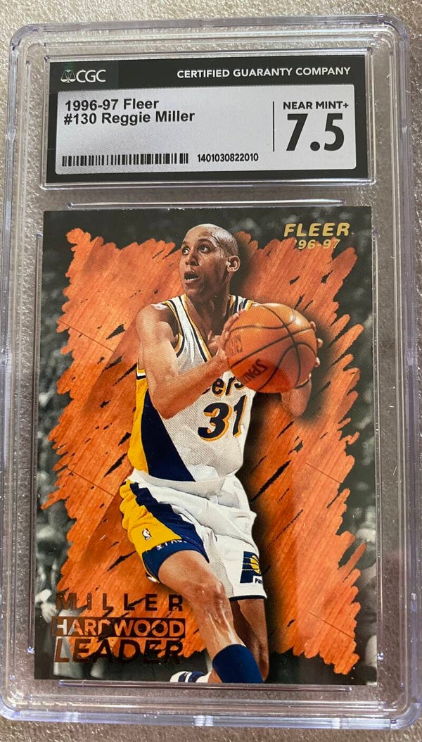 Reggie Miller #130 - 1996-97 Fleer - Graded 7.5 CGC