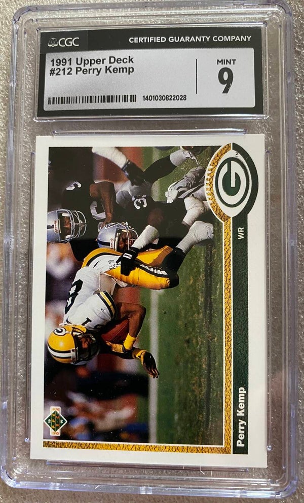 Perry Kemp #212 - 1991 Upper Deck - Graded 9 CGC