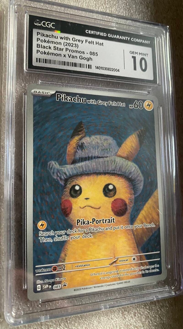 Pikachu with Grey Felt Hat 085 - Graded 10 CGC