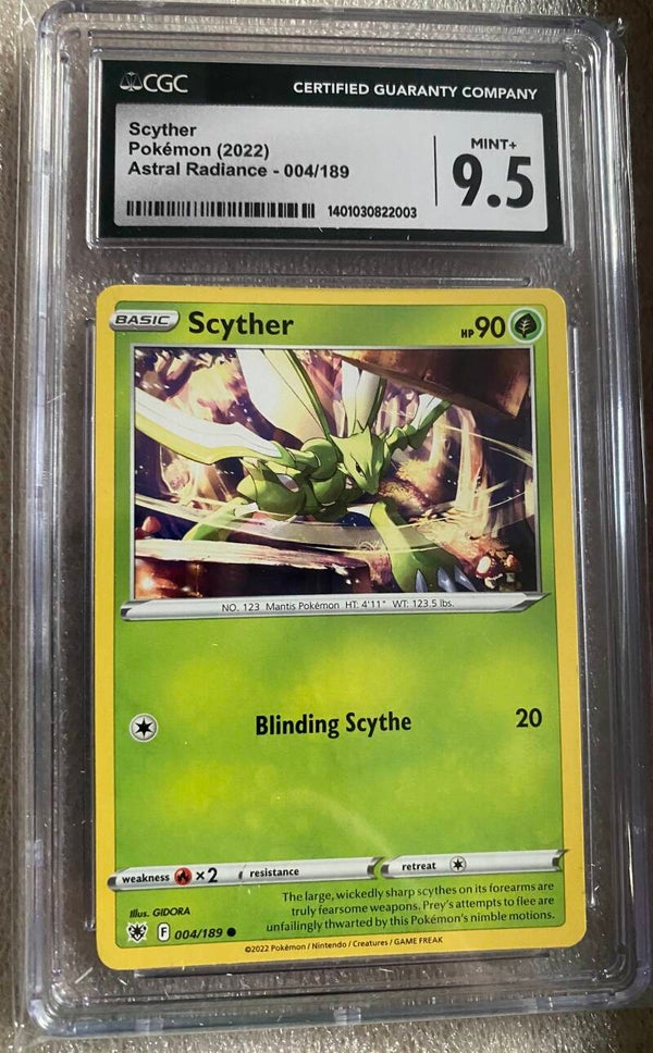 Scyther 004/189 - Graded 9.5 CGC