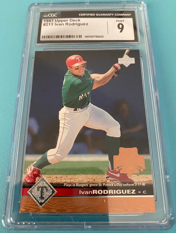 Ivan Rodriquez #211 - 1997 Upper Deck - Graded 9 CGC