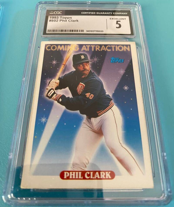 Phil Clark #802 - 1993 Topps - Graded 5 CGC