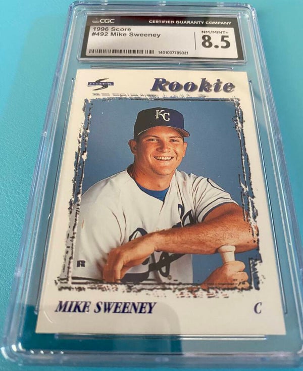 Mike Sweeney #492 (RC) - 1996 Score - Graded 8.5 CGC