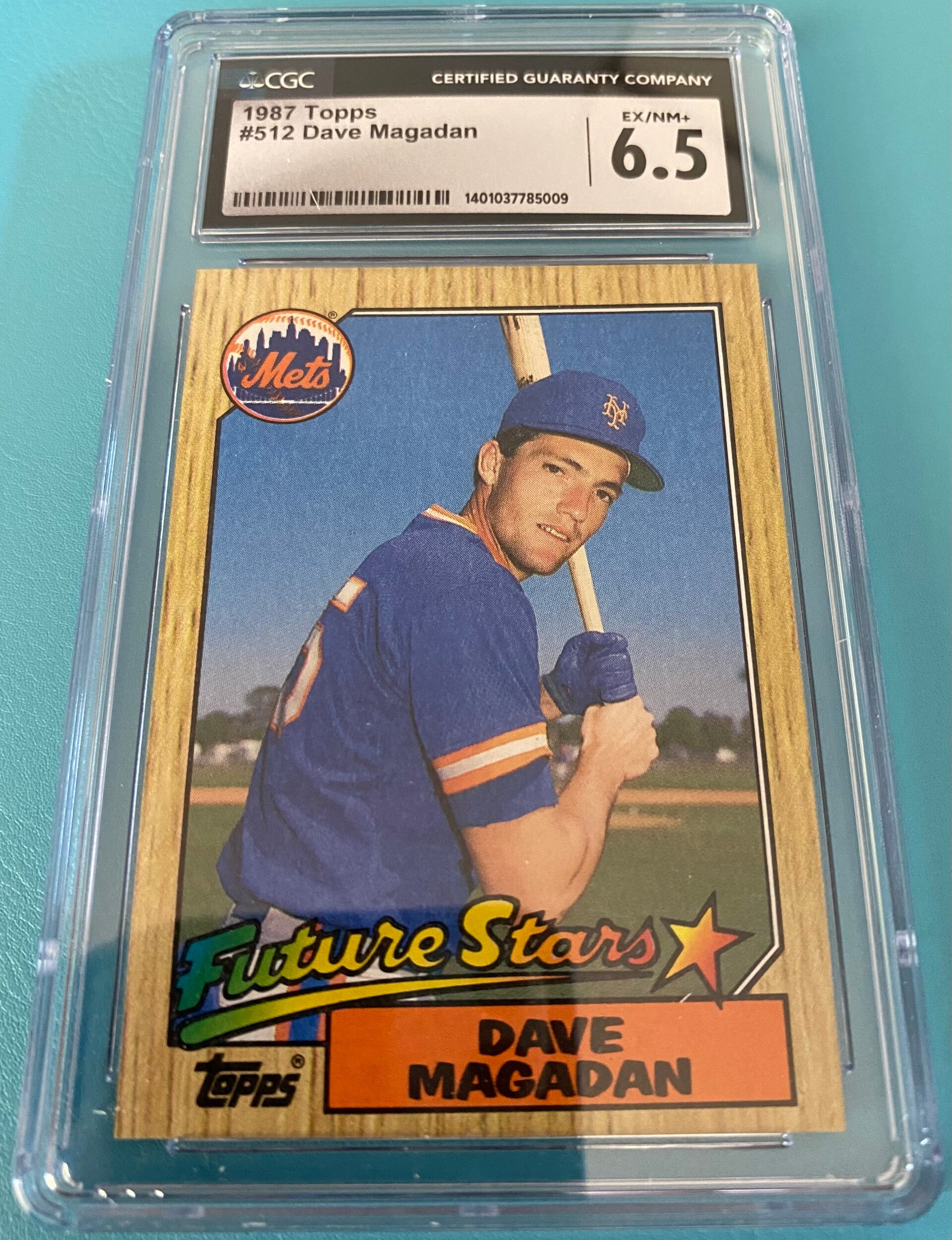 Dave Magadan #512 - 1987 Topps - Graded 6.5 CGC