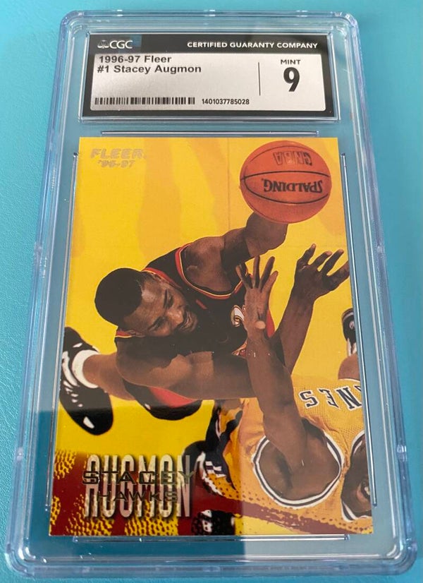 Stacey Augmon #1 - 1996-97 Fleer - Graded 9 CGC