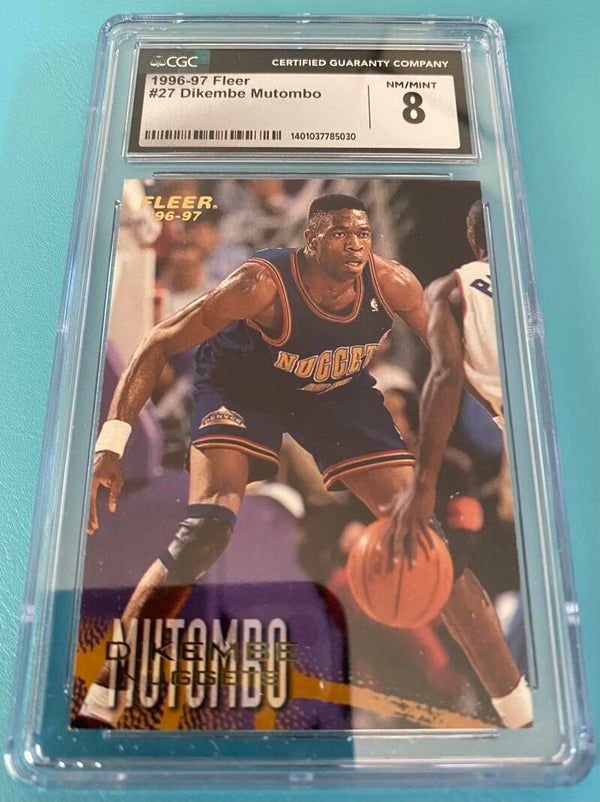 Dikembe Mutombo #27 - 1996-97 Fleer - Graded 8 CGC