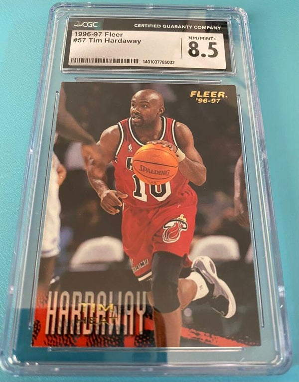 Tim Hardaway #57 - 1996-97 Fleer - Graded 8.5 CGC