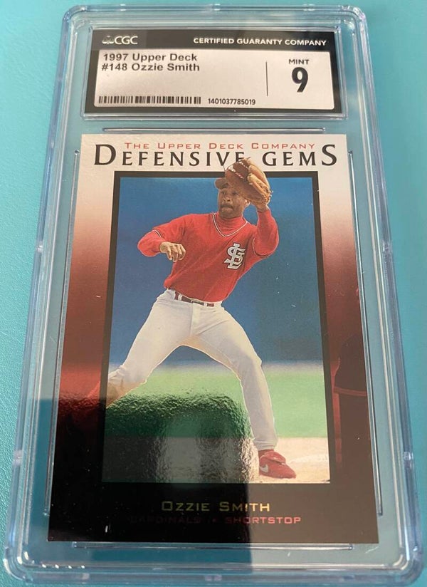Ozzie Smith #148 - 1997 Upper Deck - Graded 9 CGC